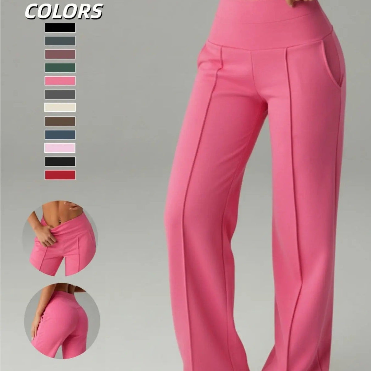 Nur noch heute im Angebot – Damen-Yogahose mit hoher Taille
