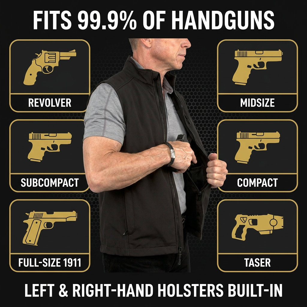 LAST DAY SALE Premium Concealed Carry Vest