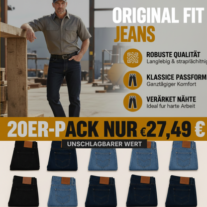 Original Fit Jeans – Robuste Arbeitshose für Herren