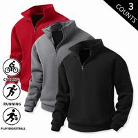 Black + Dark Gray + Red