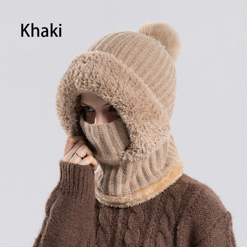 🎁Last Day Promotion 49% Off🔥Women's Winter One-Piece Knitted Beanie Scarf Mask