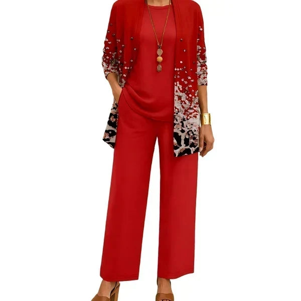🤲Women's Elegant Printed 3-Piece Set