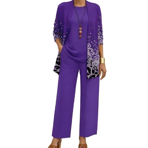 🤲Women's Elegant Printed 3-Piece Set