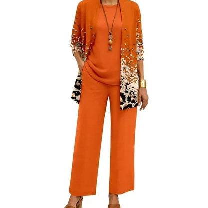 🤲Women's Elegant Printed 3-Piece Set