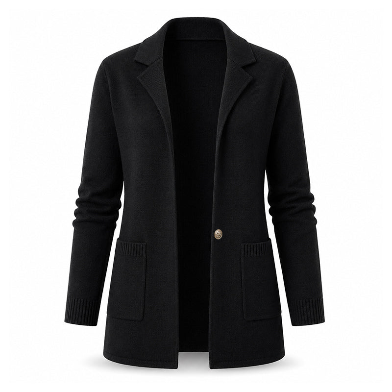 🤲Women's Lapel Collar Knit Cardigan