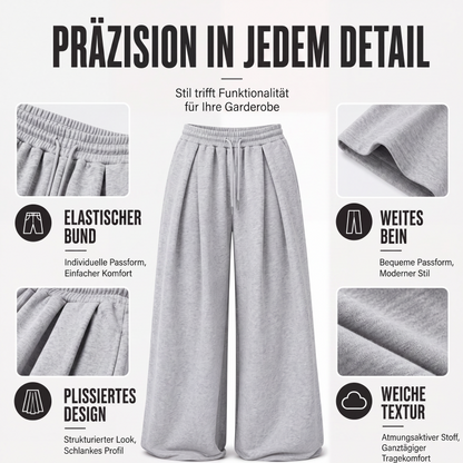 📢🎉50%Rabatt!!!🛍️✨Casual Pleated Wide-Leg Sweatpants for Women