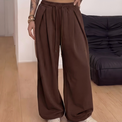 📢🎉50%Rabatt!!!🛍️✨Casual Pleated Wide-Leg Sweatpants for Women