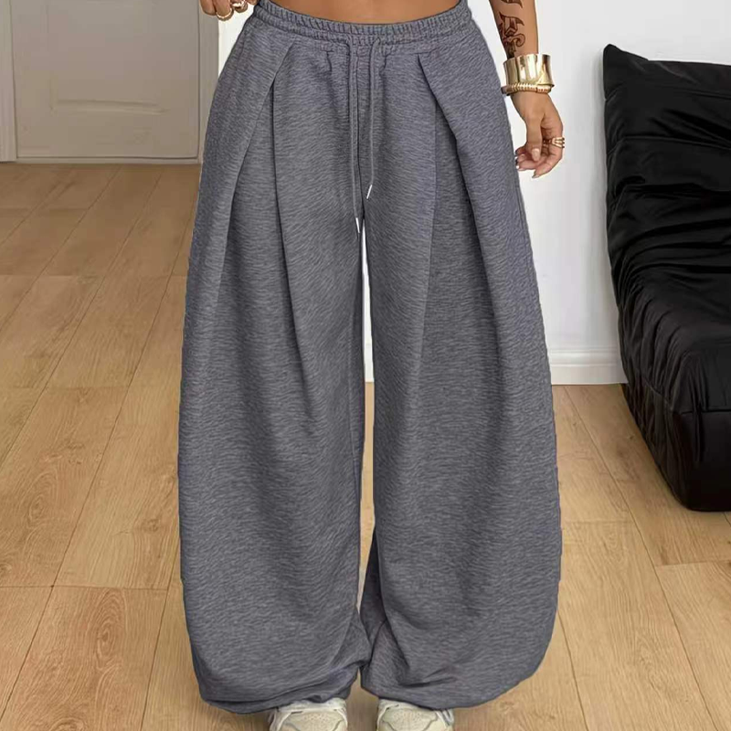 📢🎉50%Rabatt!!!🛍️✨Casual Pleated Wide-Leg Sweatpants for Women