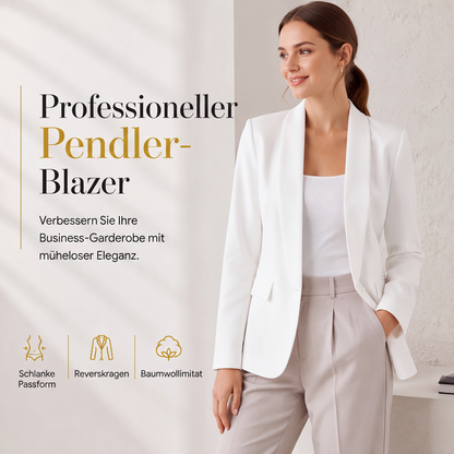 Schluss mit komplizierten Büro-Looks – Damen Blazer mit offener Vorderseite