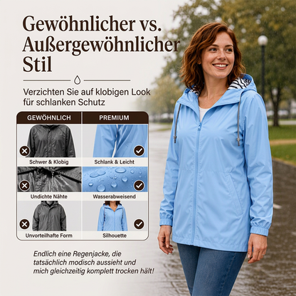 Praktischer Wetterschutz für unterwegs – Damen Outdoor-Kapuzenjacke
